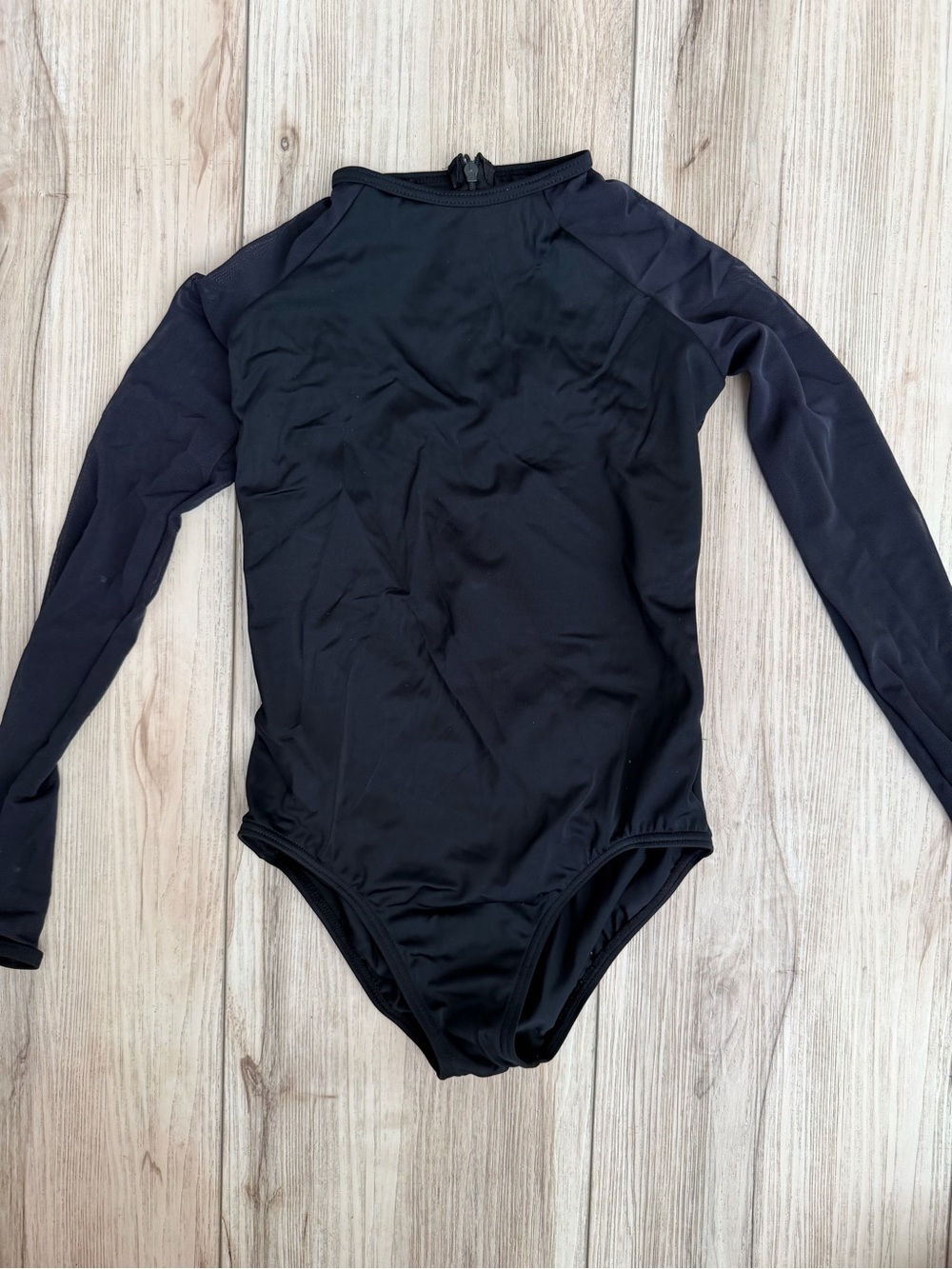 balera Black Long-Sleeve Kids One-Piece Bodysuit